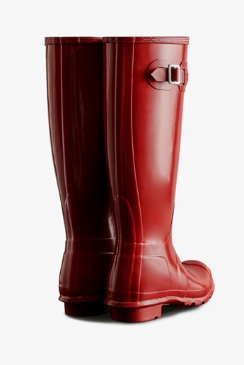 Hunter, Original Tall Gloss boot, Military red